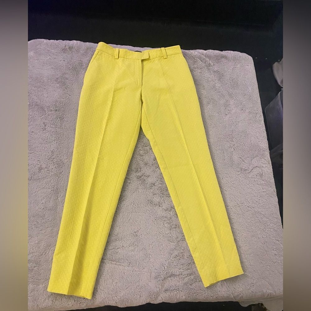 Luisa Spagnoli lime colour pants, size 46(M)